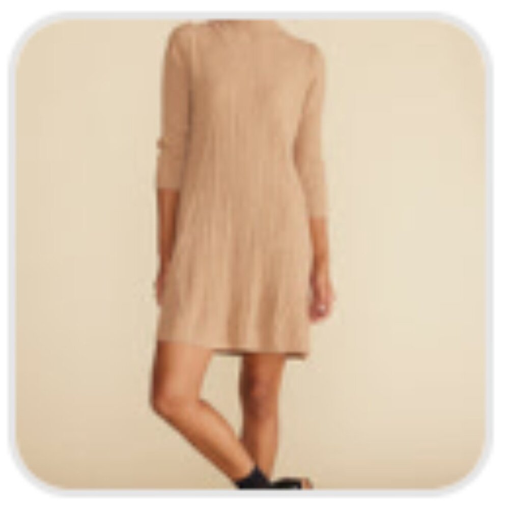 Amour Vert Sidony merino sweater mini dress